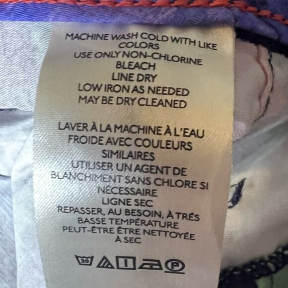 ANTHROPOLOGIE Cecilia Pettersson The Colette Cropped Pants Floral Size 28 - Picture 11 of 14